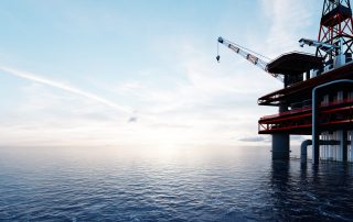 oil platform on the ocean offshore drilling