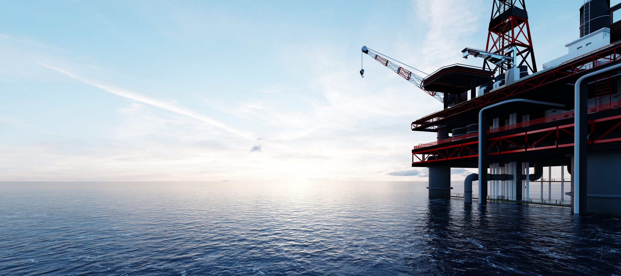 oil platform on the ocean offshore drilling