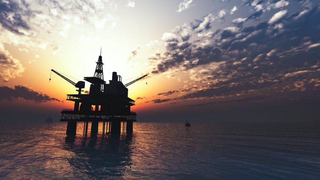 oil rig platform