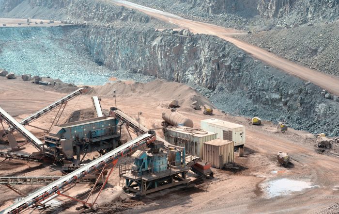 stone-crusher-in-a-surface-mine-open-pit-mine