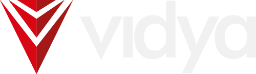 White Vidya Logo
