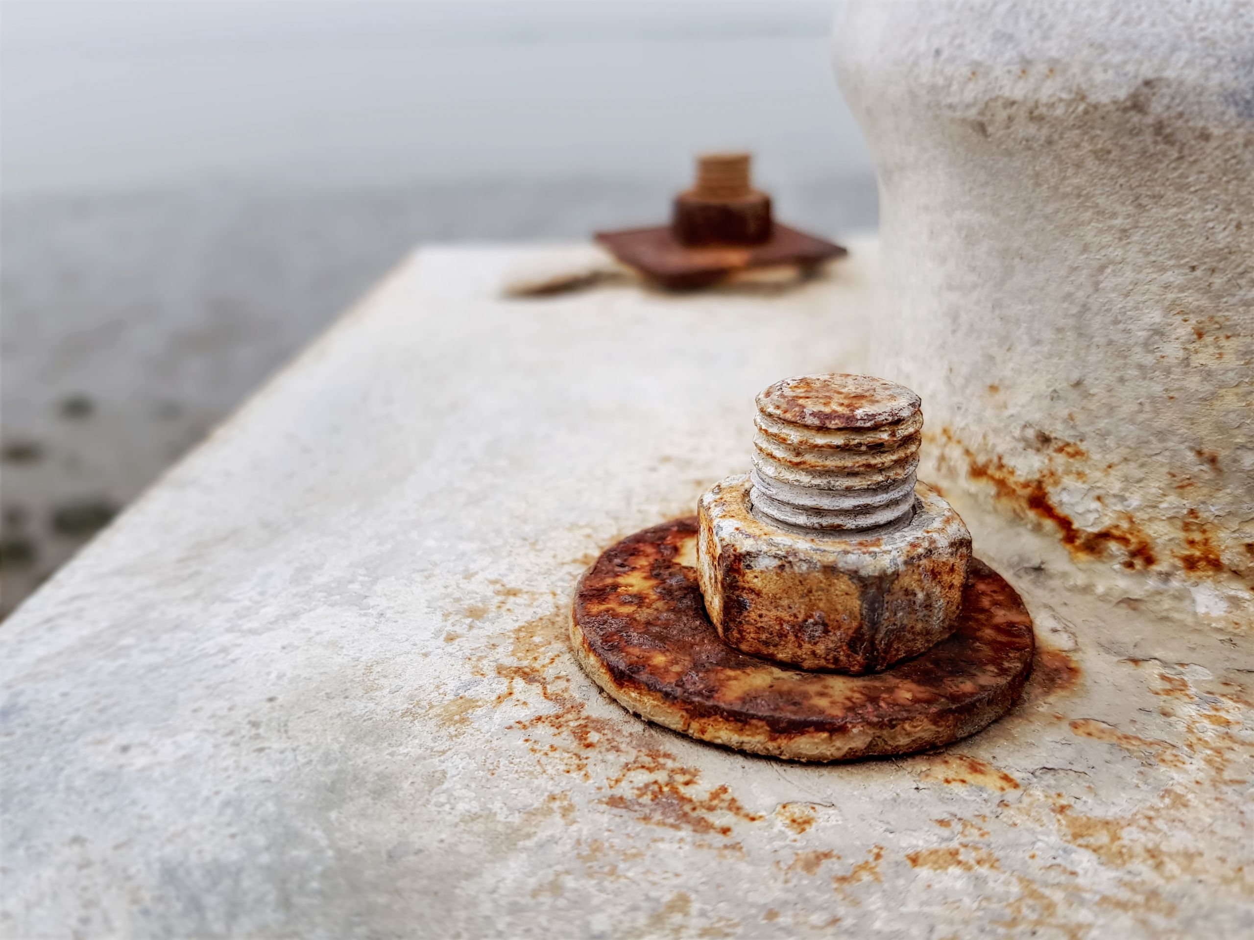 close-up-rusty-steel-bolt-nut-and-washer-