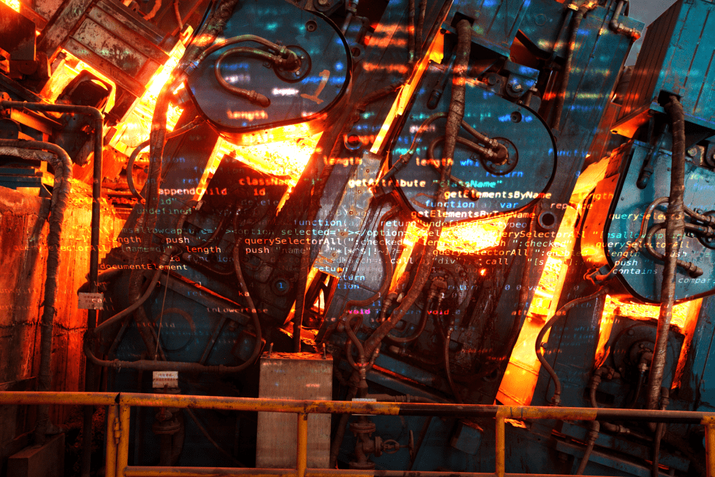 steel-manufacturing-plant digitalized