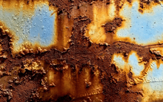 Corroded equipment