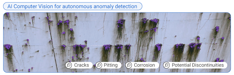 AI computer vision for automomous anomaly detection image