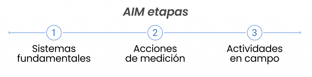 Las 3 etapas de AIM