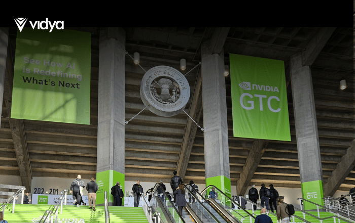 Cover with an image from the NVIDIA GTC event.