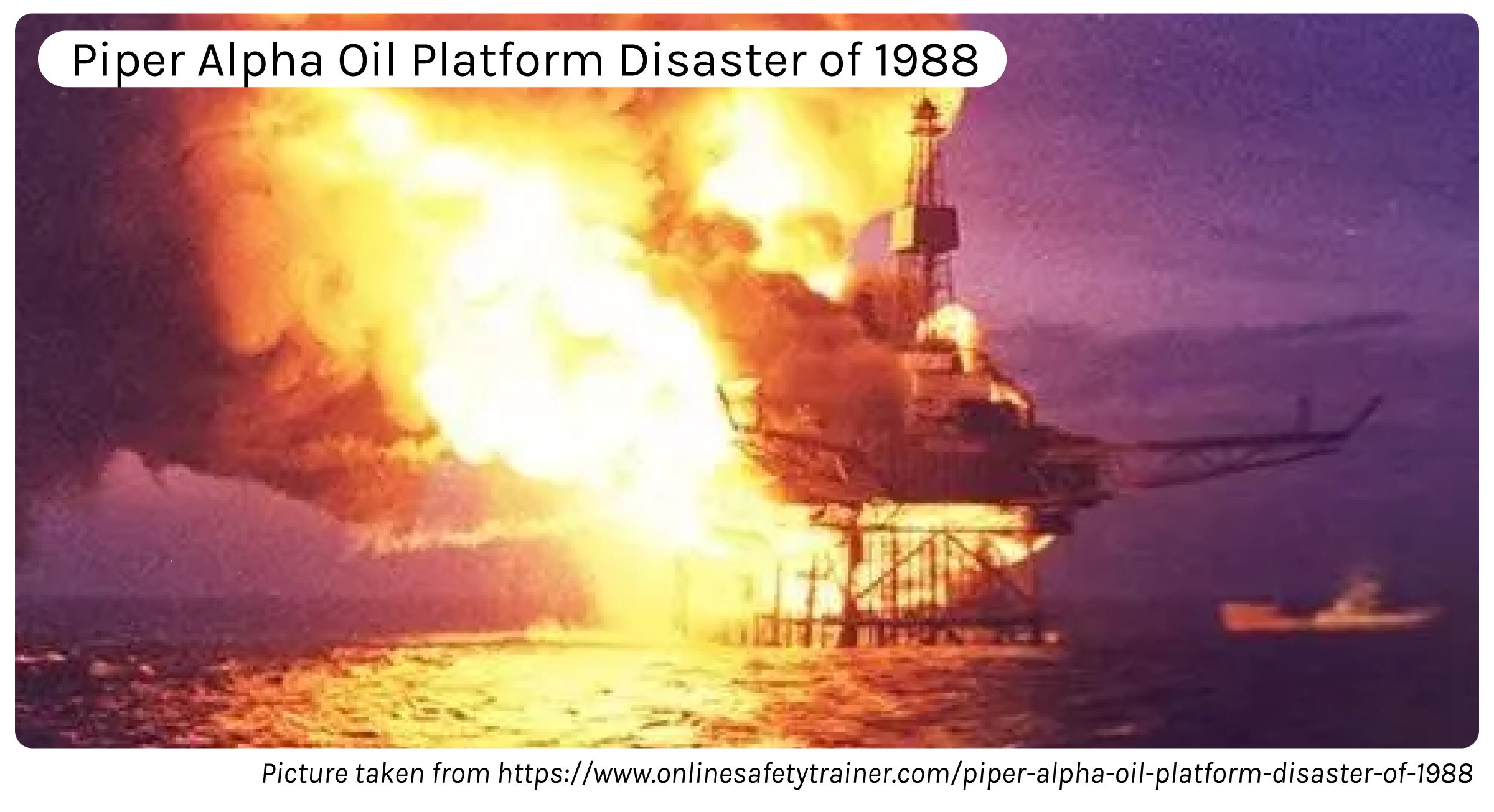 Piper Alpha Oil Platform Disaster of 1988