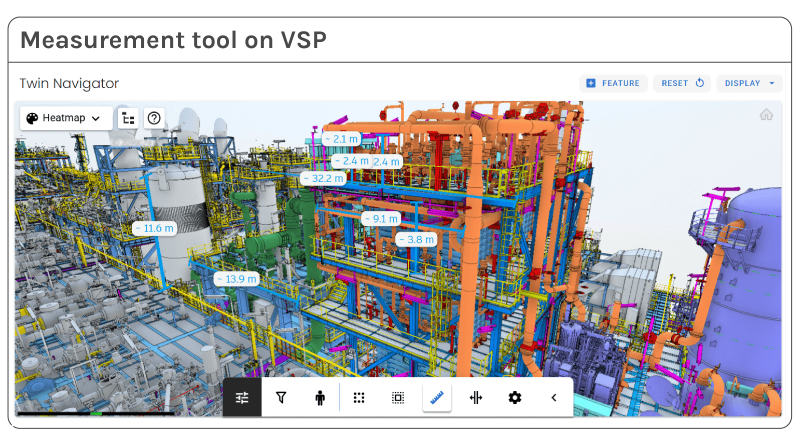 print from Vidya System Platform, showing Measurement tool