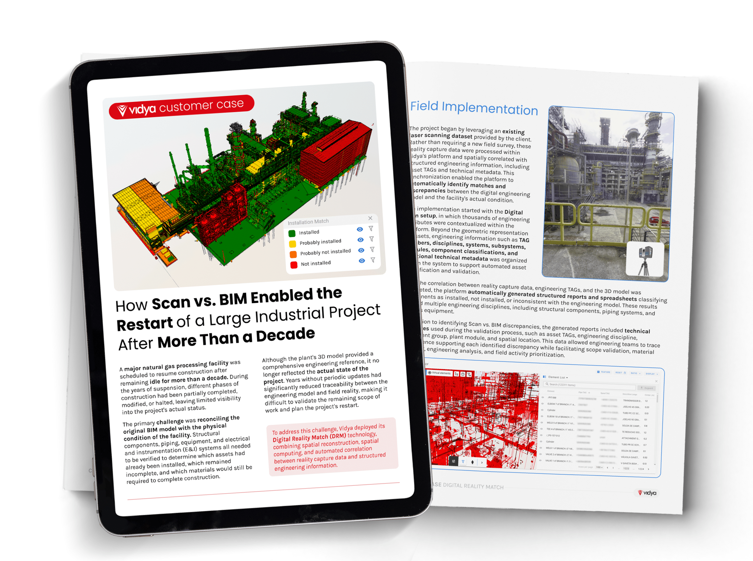 How Scan vs. BIM Enabled the Restart of a Large Industrial Project After More Than a Decade